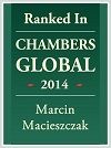 ranked in chambers global 2014 marcin macieszczak 1394291 1 - Marcin Macieszczak