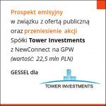 Przykładowa transakcja Tower investmet
