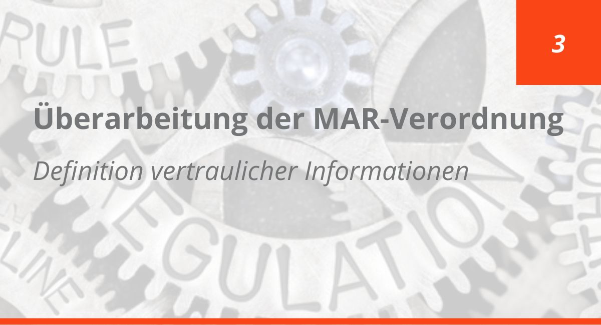 3 1 - Überarbeitung der MAR-Verordnung