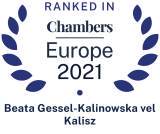chambers europe 2021 beata gessel - Beata Gessel-Kalinowska vel Kalisz, D.Sc.