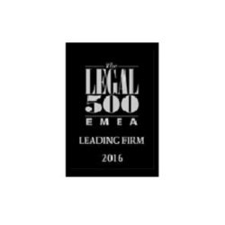 legal500 2016 - Bankowość i finanse