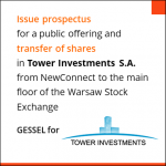 tower investments s a prospekt